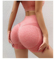 Shorts De Yoga Para Mujer Cintura Alta Secado Rápido Fitness Running Pantalones Deportivos Sin Costuras Transpirables Cómodos - details 11