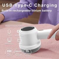 Quitapelusas eléctrico, Quita Pelusas removedor de Pelusas con 2 Cuchilla de Afeitar de Repuesto, afeitadora portátil de Tela para Ropa, Muebles, Ropa de Cama, Alfombra - details 1