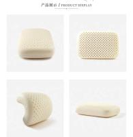 Almohada De Látex Natural Thai Portátil De 37CM Protección De Cuello Para Descanso Al Mediodía Viajes Y Sueño Después Del Trabajo - details 2