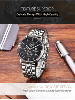Reloj De Pulsera Deportivo De Lujo Para Hombre PAGANI DESIGN Cuero Genuino 30M Impermeable Calendario Completo Resistente Al Choque Quartzo - details 10