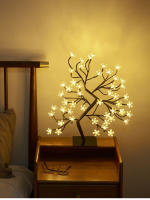 Lámpara De Mesa LED Sakura Con Control Remoto USB Para Decoración De Navidad Y Fiesta Luz De Árbol Para Dormitorio Hotel Tienda - details 11