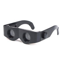 Telescopio Binocular Portátil De Estilo Gafas Negro Para Pesca Senderismo Conciertos Magnificación 3x Lente Objetivo 28mm - details 0