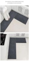 Alfombra De Piso Cuadrada Minimalista Moderna Resistente a Manchas Y Desvanecimiento Con Sello Antideslizante Y Fondos De Goma Para Uso Interior Y Exterior Máquina Lavable - details 6