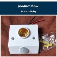 Soporte De Bombilla Con Sensor De Movimiento Infrarrojo PIR 100W Base E27 Adaptador De Conector Control De Luz Inteligente Rango De Voltaje 85V-265V - details 2
