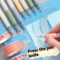 Cuchillo De Arte Con Refil Para Scrapbooking Herramienta De Corte Y Pegatinas Suministros Escolares Y DIY Caja Express - details 1