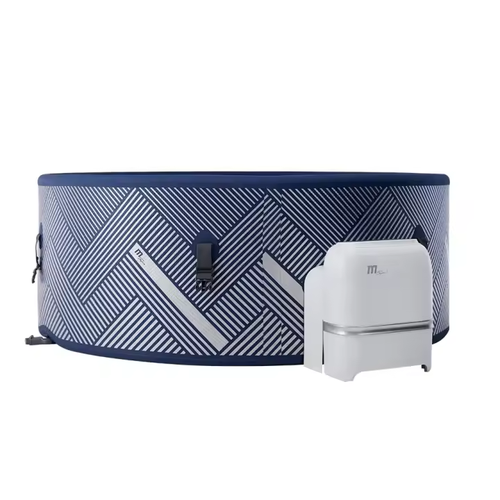TempoStyle-MSpa Diva Naval F-NA062W (6 alojamientos) | 173 cm de diámetro | 930 litros | 138 Chorros de aire de masaje | Cubierta Térmica incluida Bañera de hidromasaje Smart Wi-Fi Semirrígido Circular - 1