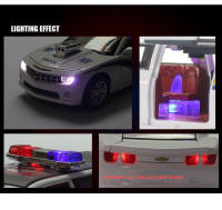 Coche Policial CHEVROLET EXTENDIDO a Escala 1:32 Con Sonido Y Luz Vehículo De Retroceso Para Decoración Juguete Educativo Para Niños - details 3