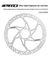 Freno De Disco Para Bicicleta IIIPRO Rotor Ultraligero Hueco Acero Inoxidable 140/160mm Para Mountain Bike Y Road Bike 6-bolt - details 0