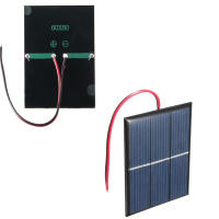 Panel Solar Polícrata Mini 1.5V 0.65W Para Cargador DIY Juguetes Solares 60x80x3mm Panel Solar Flexible Para Proyectos DIY - details 5