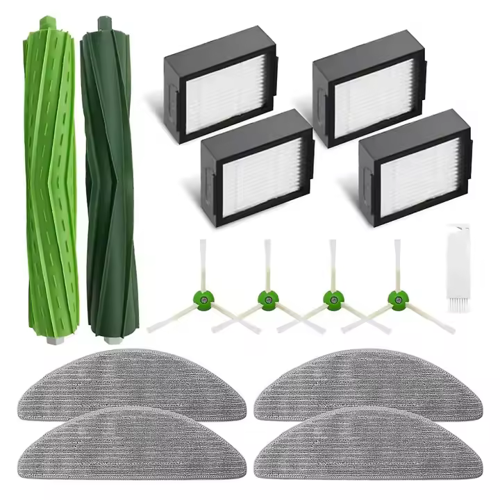 Kit de accesorios de aspiradora para Robot aspirador Combo I5, I5 +,J5, J5 +, 4 almohadillas para frigona - 1