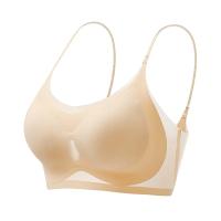 Sujetador Invisible Para Mujer De Verano 2023 Sujetador De Algodón De Seda Ultrafino Sin Costuras Con Almohadillas Push up Transpirable Para Yoga Y Deporte - details 22
