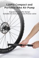 Pump De Bicicleta Mini WEST BIKING 120PSI Portátil Con Válvulas Schrader/Presta Inflador De Neumáticos De Mano Accesorios Para MTB Y Carretera - details 0
