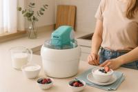 Jocca Heladera Turquesa Compacta 1L para Helados y Sorbetes con Termostato Reversible y Bajo Consumo de 8W - details 0