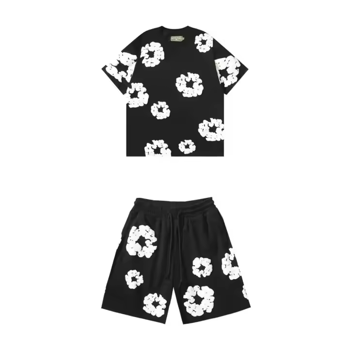 Conjunto de Moda 2025: Camiseta de Manga Corta y Pantalones Cortos (Nuevo Modelo de Verano) - 1