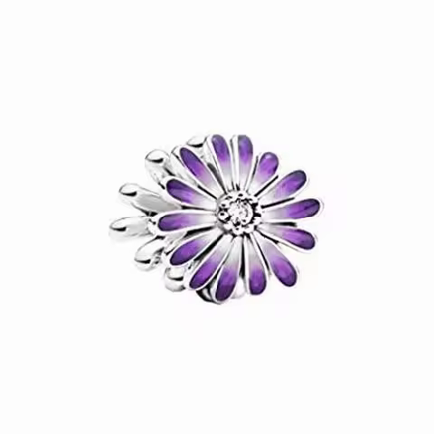 Charm Pandora Margarita Morada 798775C02 - 1