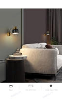 Lámpara De Pared LED Para Dormitorio Y Sala De Estar Iluminación Moderna Simplicidad Decorativa Para Hogar Adecuada Para Corredor Estudio Y Foyer - details 14