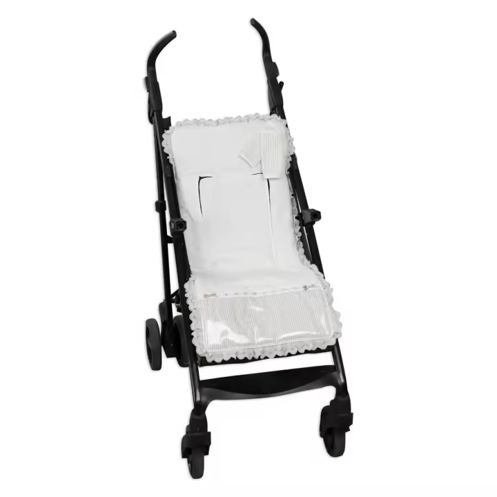 FUNDA COLCHONETA UNIVERSAL BABYLINE PARA SILLA DE PASEO LIGERA DE LA COLECCIÓN LINE + CUBREARNÉS - 1