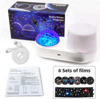 Proyector De Estrellas Con 6 Patrones De Onda Oceánica Luz De Agua Para Decoración De Habitación Y Bodas Navidad Luces Atmosféricas - details 6