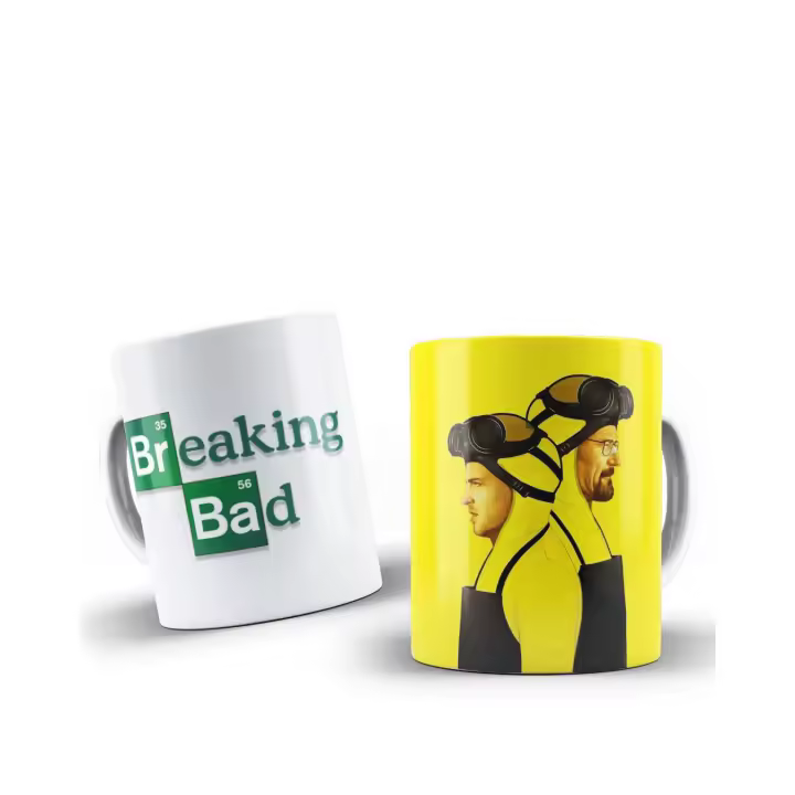 Taza ilustracion Breaking Bad taza desayuno regalo ORIGINAL amigo oficina novio UNIDAD ada y sus detalles - 1