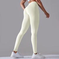 Leggings De Yoga Para Mujer Cintura Alta Levantamiento De Caderas Gimnasio Sin Costuras Pantalones De Deporte Fitness Running - details 69