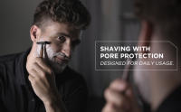 Afeitadora De Seguridad Con Doble Faja De Acero Inoxidable 5 Hojas Suizas Cuchilla De Acero Inoxidable Ecológica Y De Alta Calidad Con Mango De Aleación De Zinc Y Madera Artificial Para Hombre - details 4