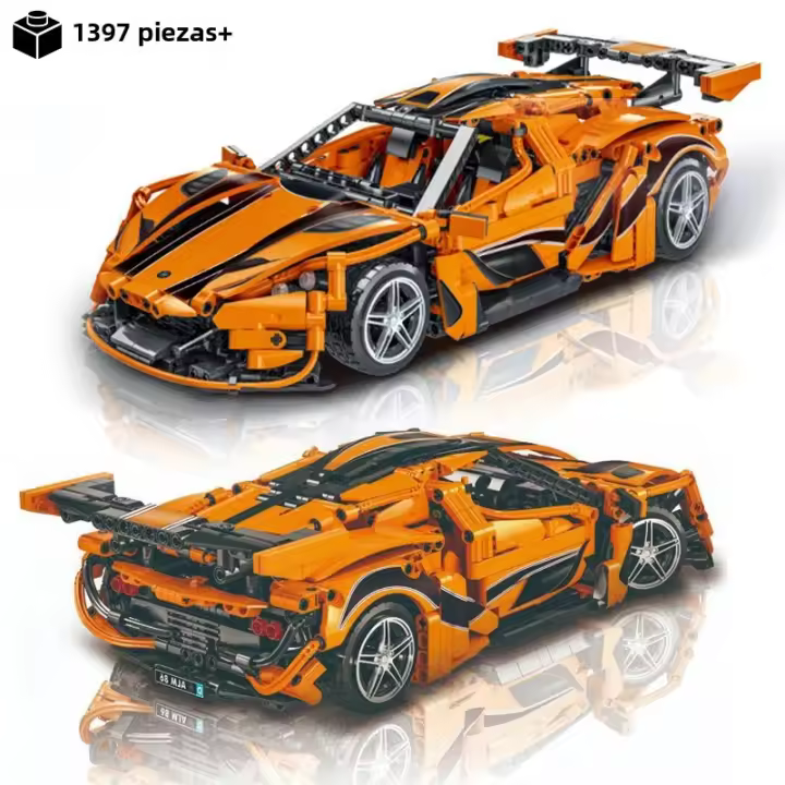Conjunto De Bloques De Construcción Apollo Sol 1397 Piezas Coche De Carreras Técnico Para Niños Juguete De Construcción Regalo Para Niños Mayor De 14 Años Material Plástico - 1