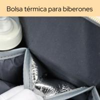 Mochila Multifuncional para Bebés -Bolso Maternidad, Bolso Cambiador, Ligero y De Gran Capacidad Para Viajar y Paseos Diarios, Resistente al Agua, Perfecto Para Pañales De Bebé, Con Múltiples Bolsillos y Apertura Ancha, Ideal Para Padres Moderno - details 5