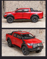 Modelo De Coche POER a Escala 1:24 Juguete De Aleación De Metal Con Ruedas Libres Absorción De Choque Sonido Y Luz Camión Pickup Off-Road Para Niños - details 17