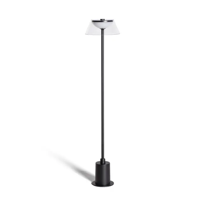 Ledkia Baliza Exterior LED 6W Superficie Pie 60cm Dipley   Negro - 1