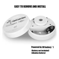 Detector De Fugas De Agua Inalámbrico Con Sensor Y Alarma De 90dB Batería Independiente DC9V Para Casa Y Cocina - details 6