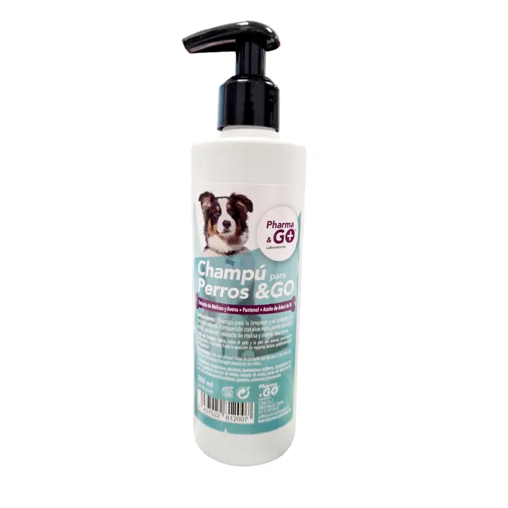 Pharma & Go Champú para Perros & Go 250 Ml - Limpieza y Cuidado del Pelo y la Piel - 1