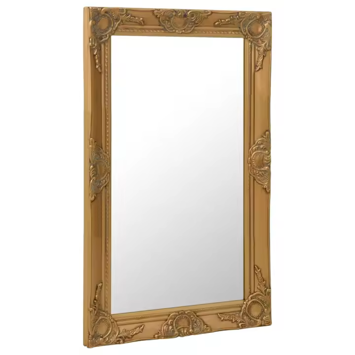 Espejo de maquillaje Barroco Dorado 50x80 cm, Espejo de maquillaje - 1