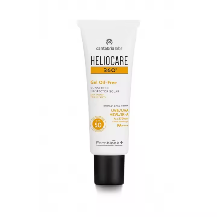 HELIOCARE 360º SPF50 FLUIDO GEL OIL FREE PROTECTOR SOLAR 50 ML + ADVANCED SPRAY SPF50 75 ML - 1