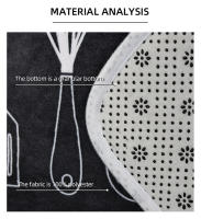 Alfombra De Absorción De Agua Multifuncional Para Cocina Y Baño Antideslizante Lavable En Máquina Características Adultos Uso Doméstico Hotel Piso Baño - details 5