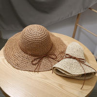 Sombrero De Playa Para Mujer Verano Protección UV Algodón Y Paja Tejida Amplio Para Aventuras Al Aire Libre Y Costeras - details 2
