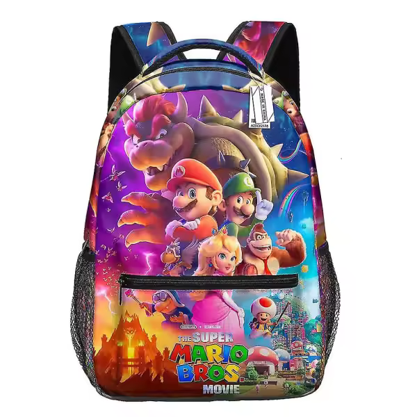 Mochila de viaje 3D de Super Mario para niños y niñas - 1
