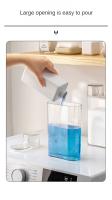 Botella De Detergente De Lavandería Con Dispensador Plástico Tanque Transparente Sellado Para Almacenamiento De Lavandería Y Cuidado Del Hogar - details 2