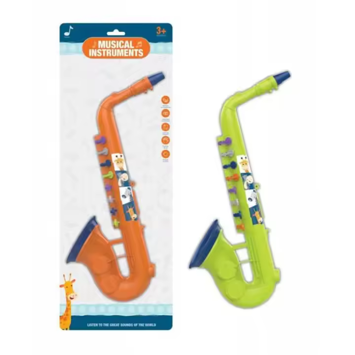 SAXOFON 8 TECLAS ANIMALITOS SELVA DE PANRITOS - 1