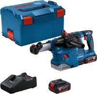 Bosch Professional 18V System martillo perforador a batería GBH 18V-22 (con SDS plus, incl. 2 baterías de 4,0 Ah, cargador GAL 18V-40, 2 cepillos de anillo, GDE 18V-12, en L-BOXX) - details 0
