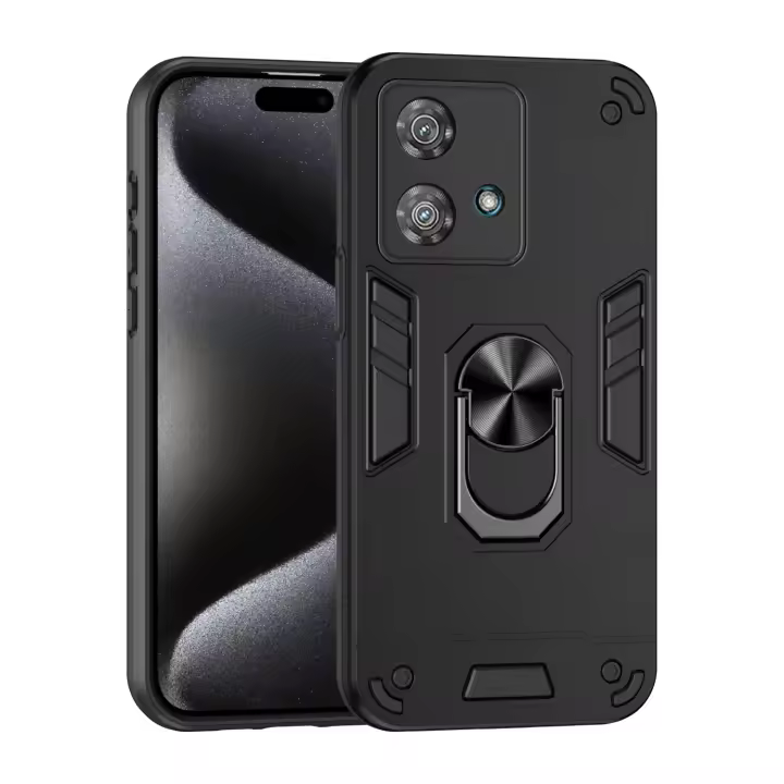 Funda De Armadura Anticholpes Para Moto Edge 50 Pro 40 NEO 30 FUSION G 5G 2024 G PLAY G POWER 4G 5G 2024 2023 2022 Con Soporte Magnético Y Anillo - 1