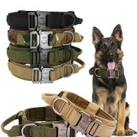 Collar Táctico Para Perros Ajustable Con Hebilla De Liberación Rápida Collar Militar Para Entrenamiento De Mascotas - details 4