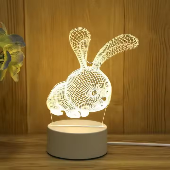 Creative children's gift Sanrio Kuromi 3d night light ornaments cartoon cute student gift desk lamp - 1
