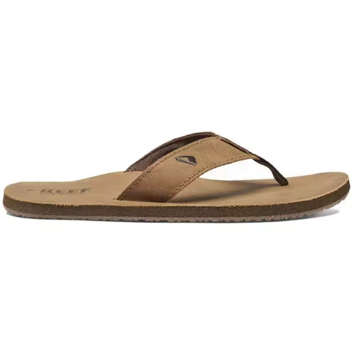Chanclas Reef Leather Smoothy para hombre en color marron - 1