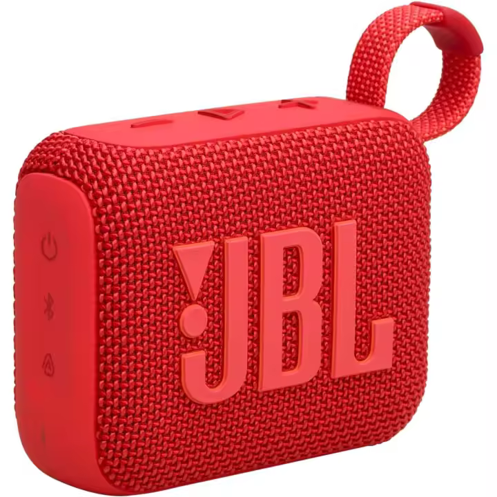 JBL GO 4, Altavoz inalámbrico portátil con Bluetooth, resistente al agua y al polvo (IP67), hasta 7h de reproducción más 2h extra con Playtime Boost, Rosa, Morado, Rojo, Gris - 1