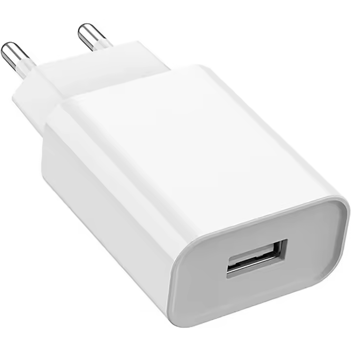 Cargador adaptador de viaje de 2 pines a USB de la UE | Convertidor de carga universal europeo compatible con iPhone y Samsung - 1