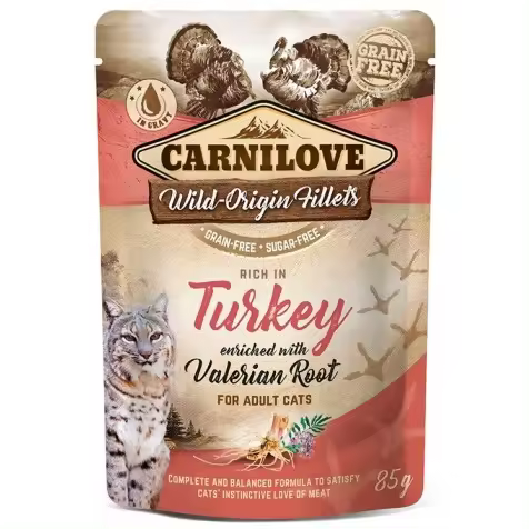 Carnilove Gatos Pavo Grain Free Sobres 24 x 85 gr - 1