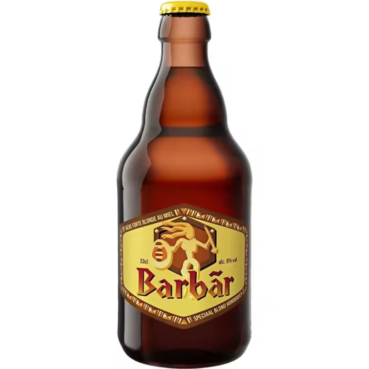 6 uds x Barbar 33Cl cerveza Belga rubia con miel - 1