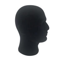 1PC Cabeza De Muñeco De Esponja Masculina Para Exhibición De Gorras Gafas Y Pelucas Soporte Estable Para Tienda De Moda Y Armario - details 9