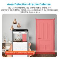 Cámara de vigilancia de seguridad interior para el hogar, Monitor de mascotas para bebés, seguimiento automático, domo inalámbrico, PTZ, IP, P2P, ICsee, 4MP, 2K, WIFI - details 6
