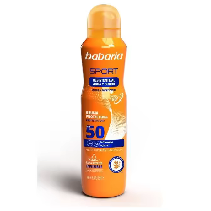 Babaria Bruma Protectora Sport SPF50 200ml Resistente Al Agua y Al Sudor - 1